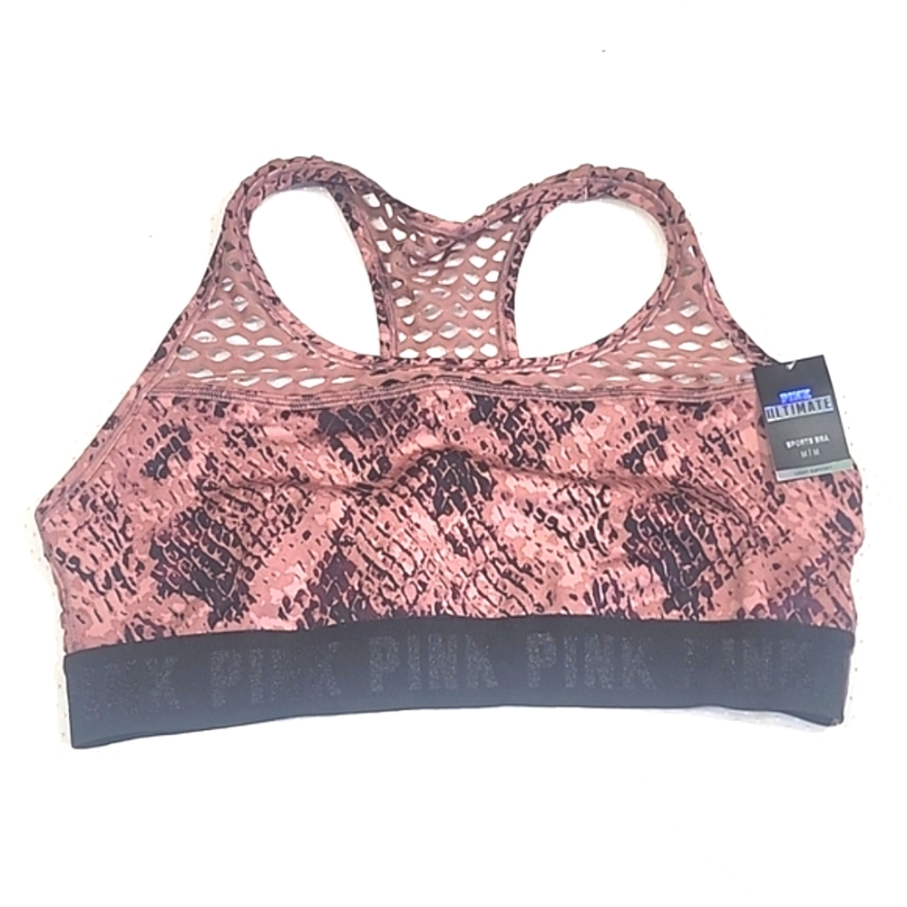 Pink Victoria's Secret Sport Bra. Size M